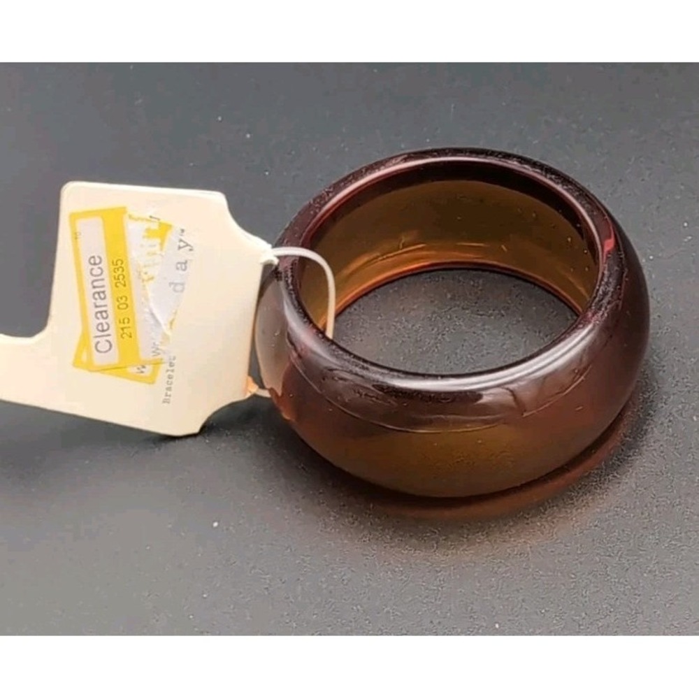 A New Day - Translucent Brown Chunky Bracelet - Slip On - NEW